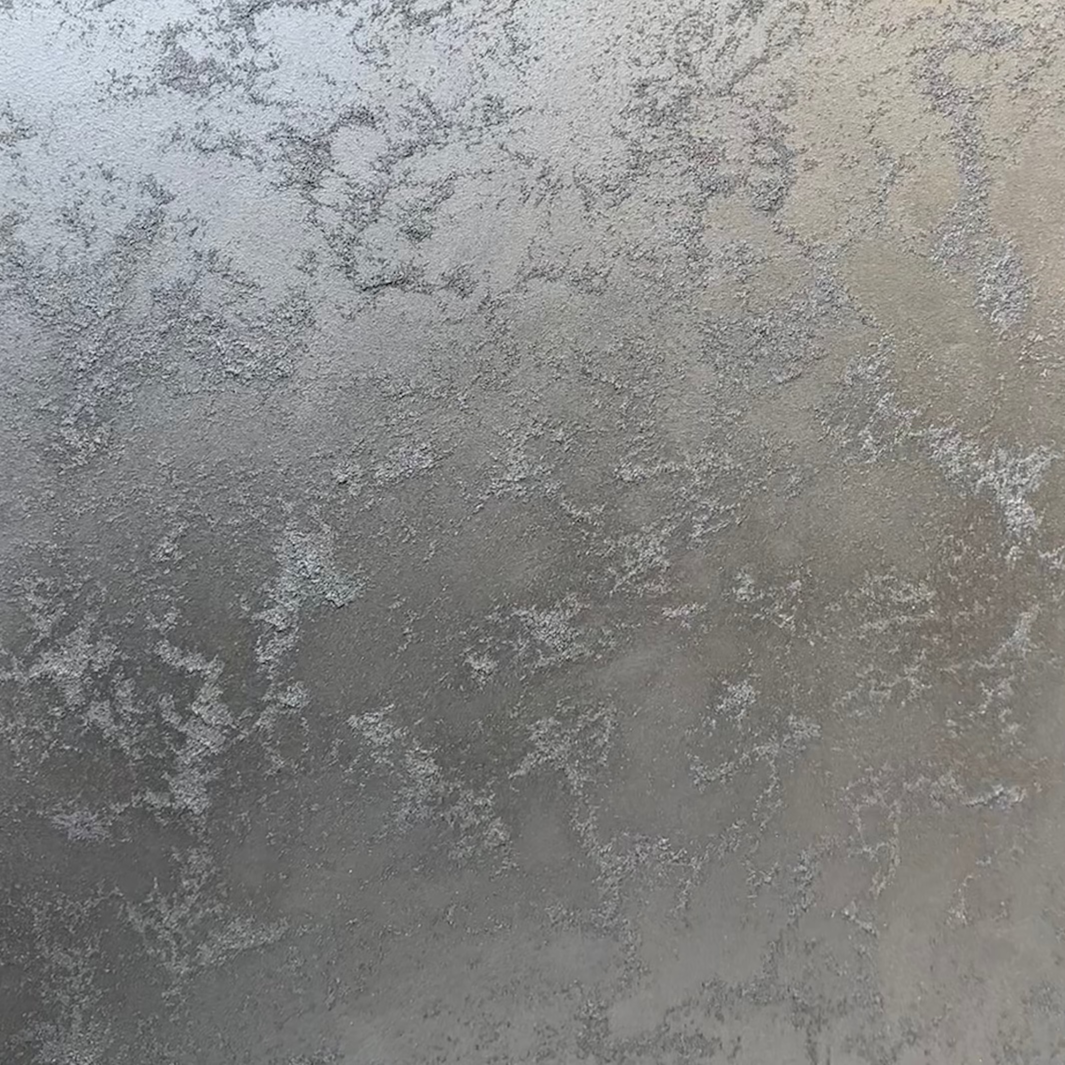 Venetian plaster metallic sandblast effect